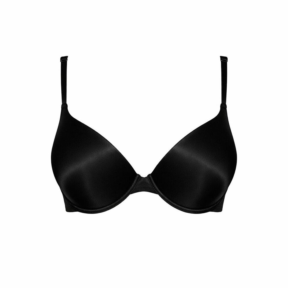 Victoria's Secret Full Coverage Bra Size 36D Black Underwire Adjustable